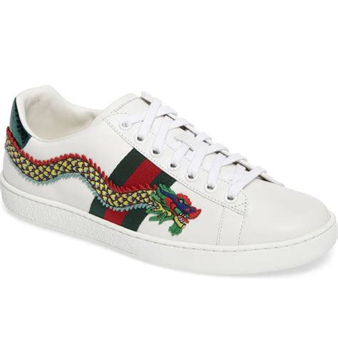 gucci silver dragon|Gucci dragon shoes.